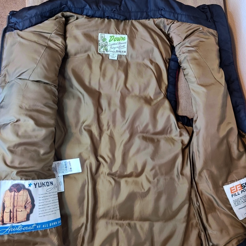 Eddie Bauer Vest Womens Medium Plaid Wool Down 550 Insulated Puffer Yukon Jacket - Picture 7 of 16